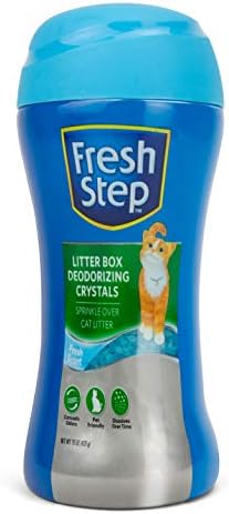 טרי שלב חתול המלטת גבישי טרי ריח / חתול המלטת תיבת מפיג ריח / נלחם חתול ריחות ומנטרל ריחות כדי לשמור על הבית שלך נקי | 15 אונקיות-3 חבילה